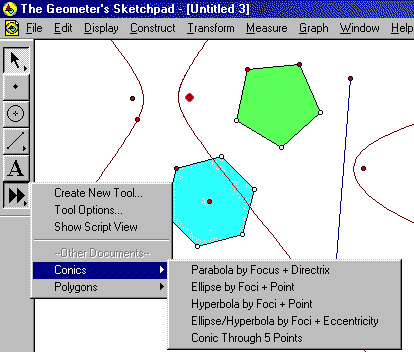 Sample of a Geometer's Sketchpad screen
