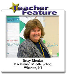 Picture of math teacher, Mrs. Riordan